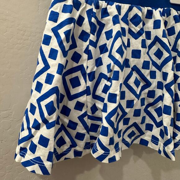 Tea Collection Blue & White Geometric Skort - Picture 3 of 8